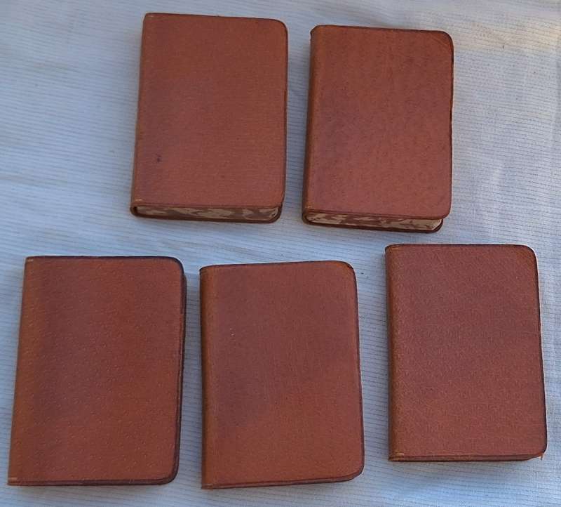Vintage Miniature Dictionaries Midget Series by Burgess and Bowes