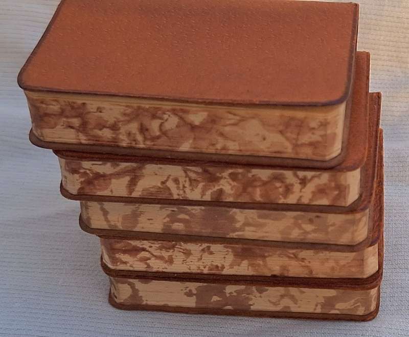 Vintage Miniature Dictionaries Midget Series by Burgess and Bowes