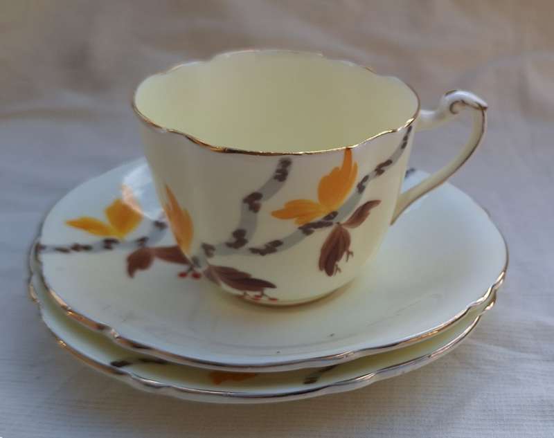 Vintage Paragon 1930`s Duo with a spare saucer