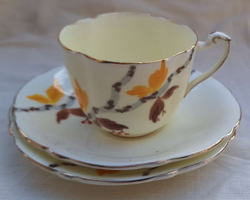 Vintage Paragon 1930`s Duo with a spare saucer