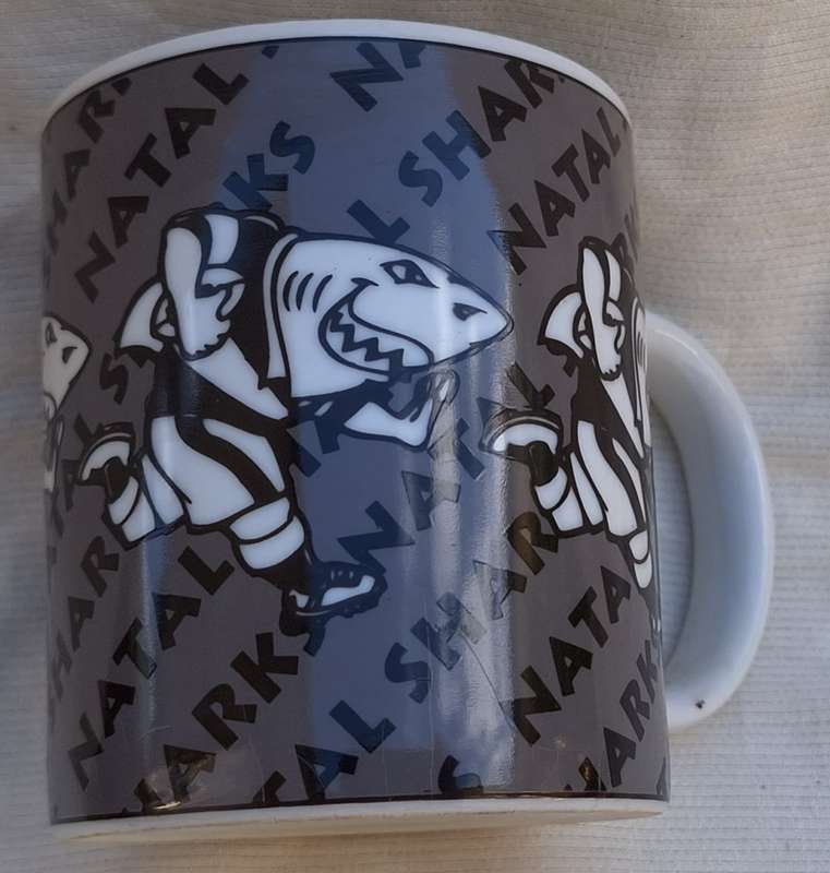 Sharks Coffee Mug Official Licenced Product of Natal Rugby Football Union