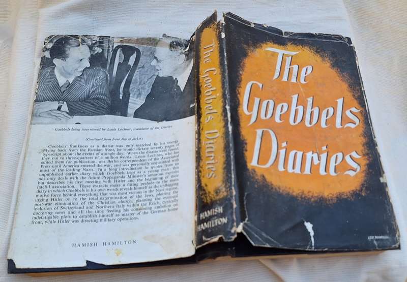 The Goebbels Diaries Translated and Edited by Louis P Lochner Hardcover