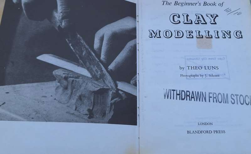 The Beginner`s Book of Clay Modelling by Theo Luns Hardcover