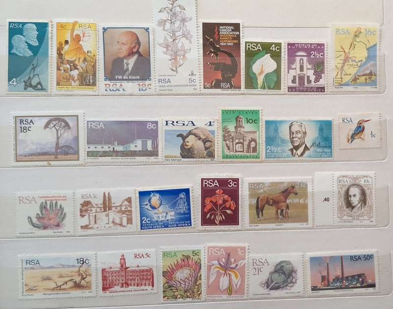 South Africa Mixed Lot of  26 Unused stamps
