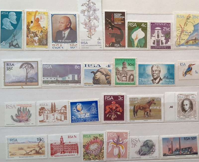 South Africa Mixed Lot of  26 Unused stamps