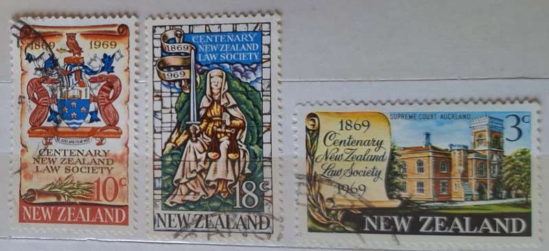 New Zealand 1969 Law Society Set of 3 Used Hinged stamps
