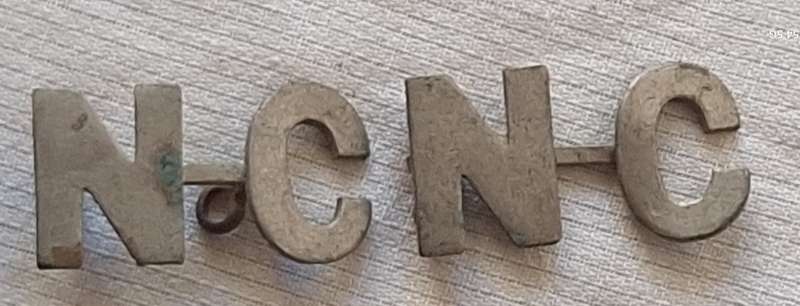 Natal Carbineers White Metal Shoulder Title 1899-1902 with One Lug Missing