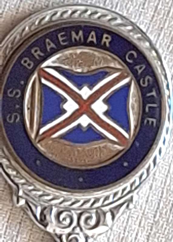 Union Castle S.S. Braemar Castle Tea spoon