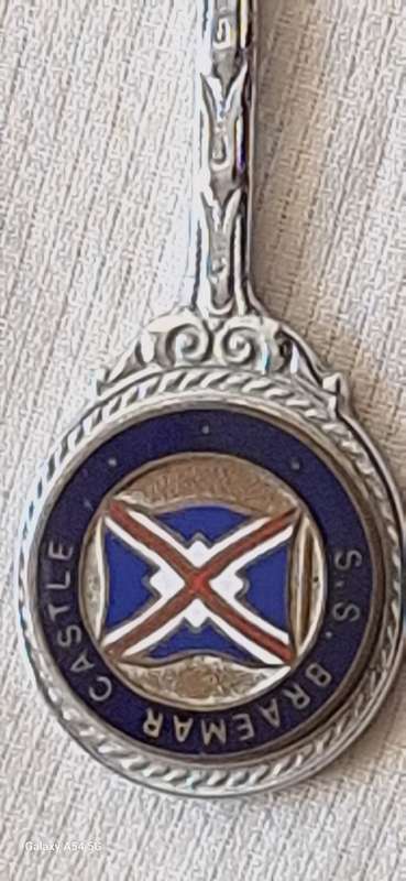 Union Castle S.S. Braemar Castle Tea spoon