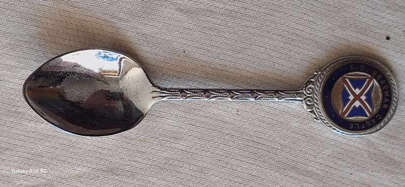 Union Castle S.S. Braemar Castle Tea spoon