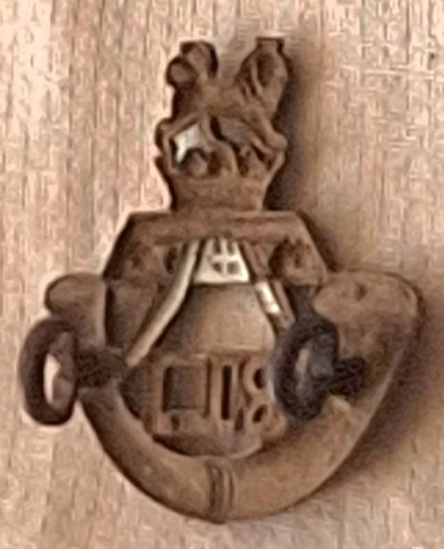 Rand Light Infantry gilding Metal Collar Badge