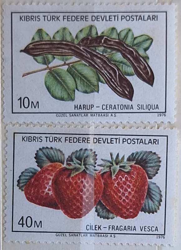 Turkey 1976 Fruit export 2 Unused Hinged stamps