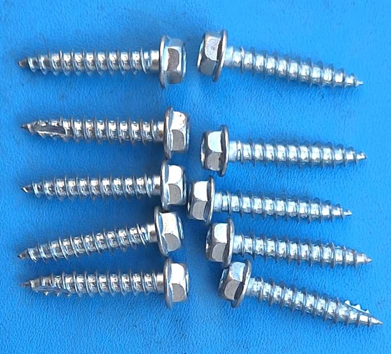 10 Hex Washer Head Screws