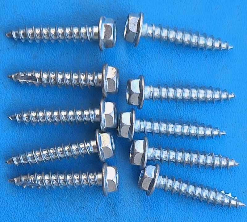 10 Hex Washer Head Screws