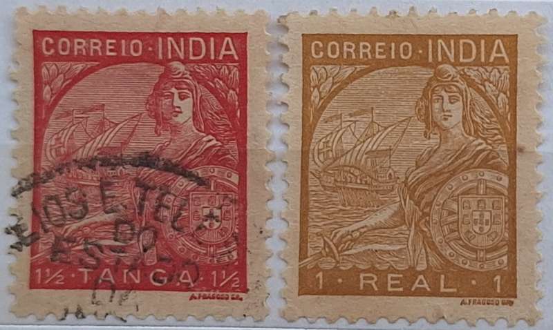 Portuguese India 1933 Definitives 2 Used stamps