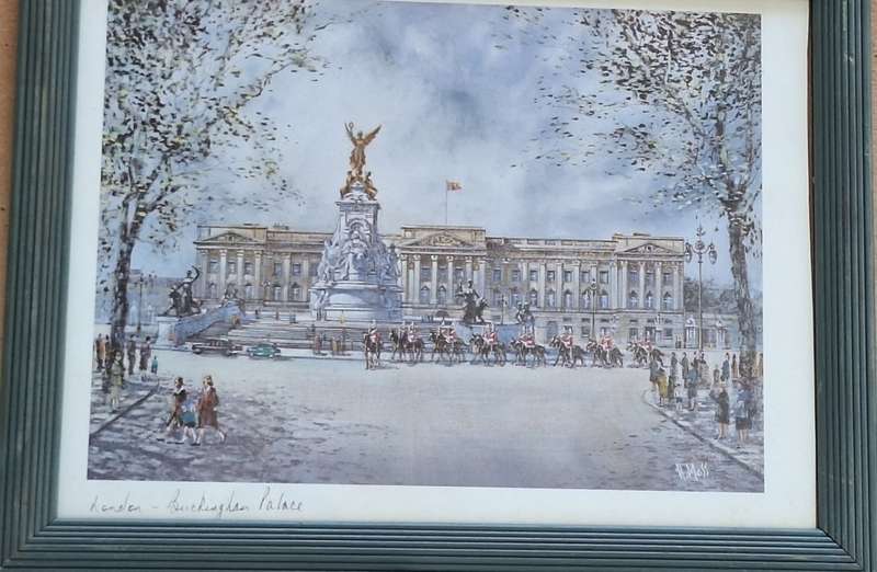 Framed Print of Buckingham Palace by H Moss