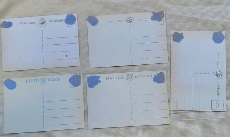 5 Black and White Post Cards of GRAHAMSTOWN by Artco
