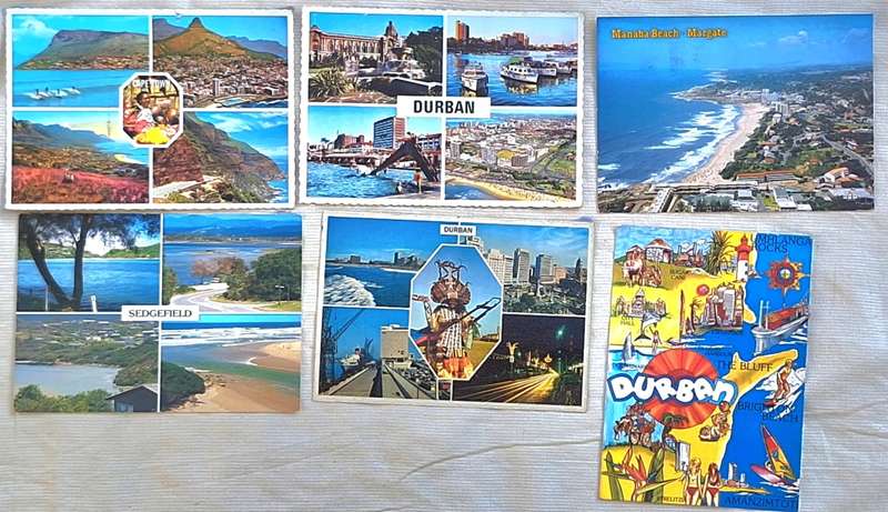 6 1970`s Post Cards of South African Towns