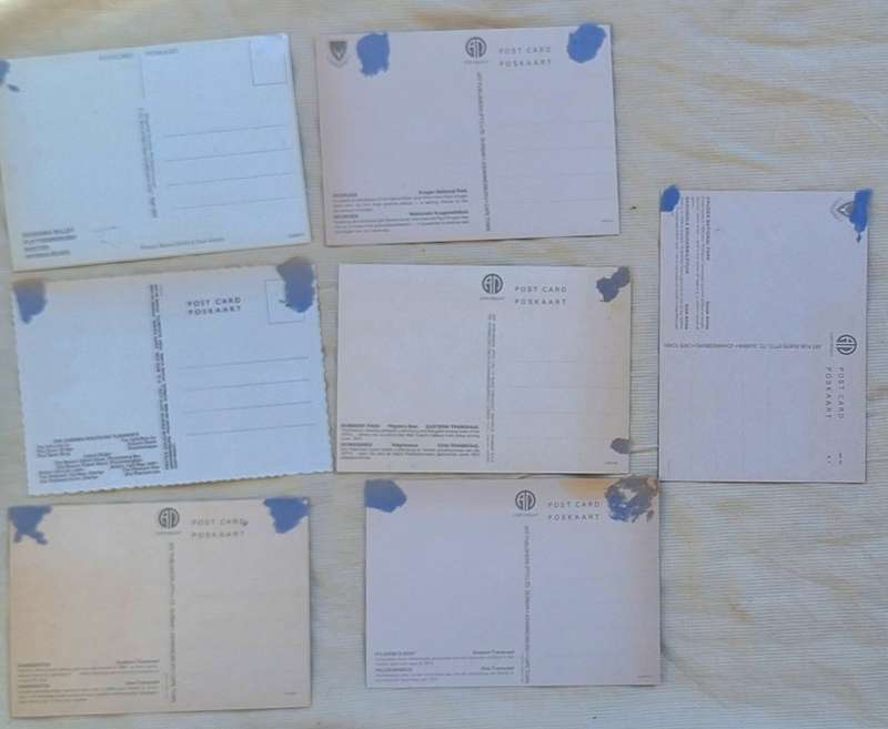 6 1970`s Post Cards of South African Towns