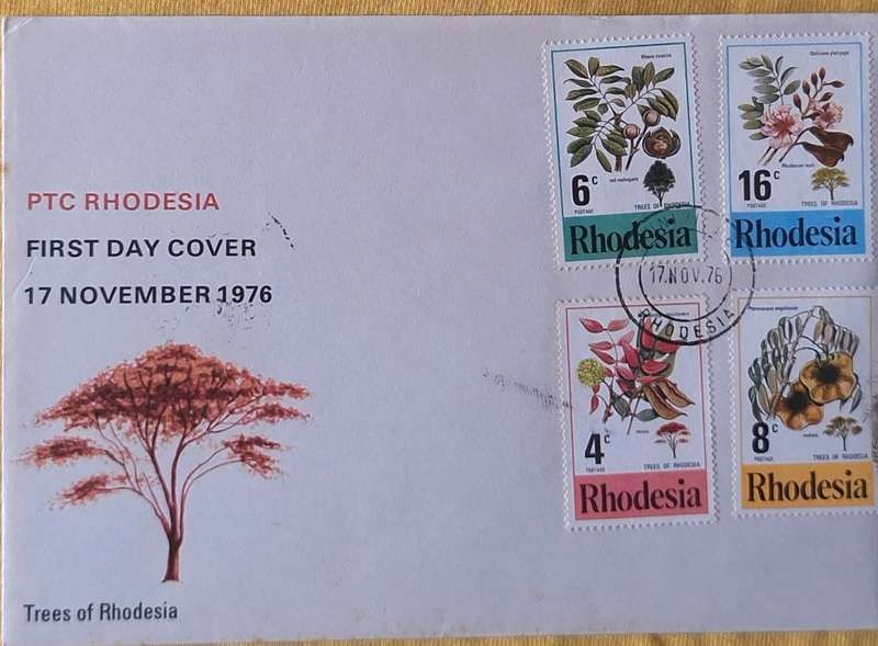 Rhodesia 1976 Trees of Rhodesia FDC