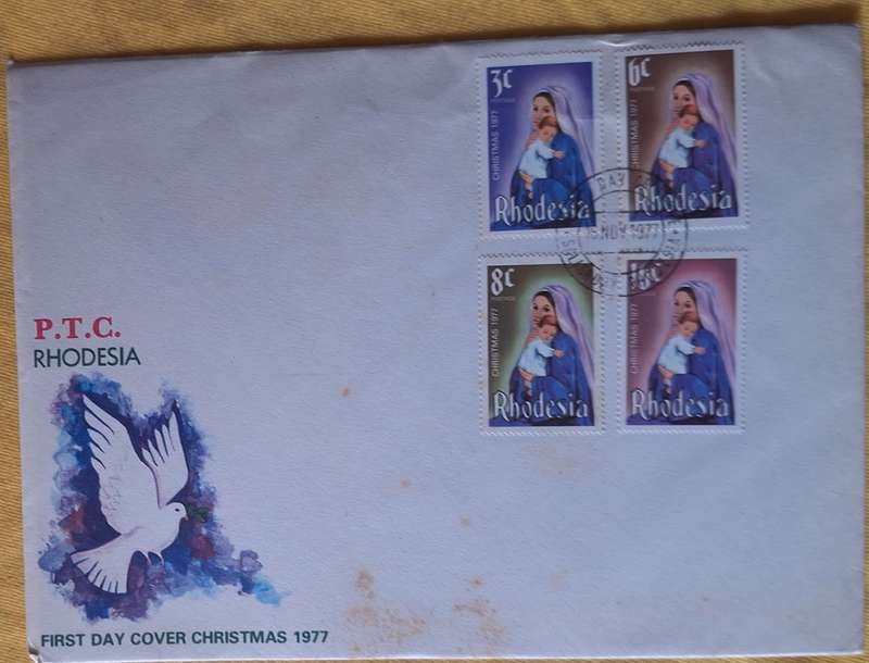 Rhodesia 1977 Christmas FDC