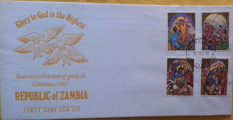 Zambia 1983 Christmas FDC