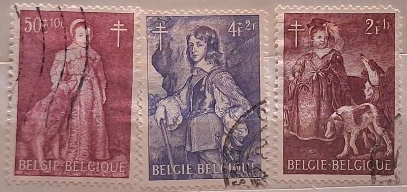 Belgium 1964 Anti TB 3 Used Hinged stamps