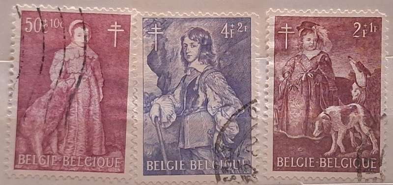 Belgium 1964 Anti TB 3 Used Hinged stamps