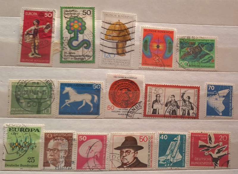 Germany Mixed Lot of 16 Used stamps