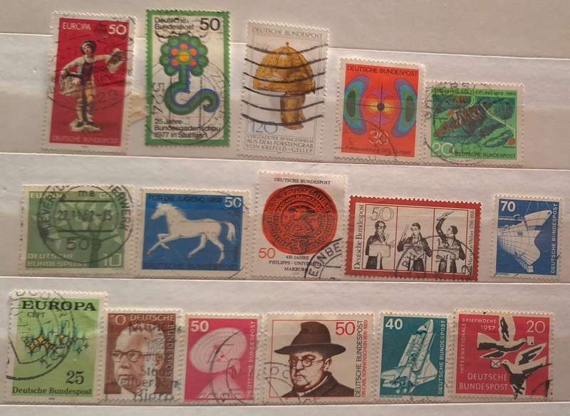Germany Mixed Lot of 16 Used stamps