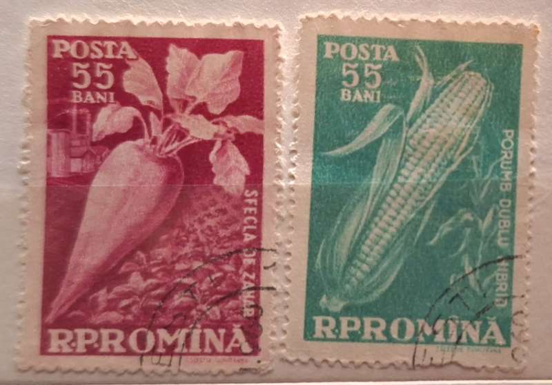 Romania 1959 Agriculture 2 Used Hinged stamps