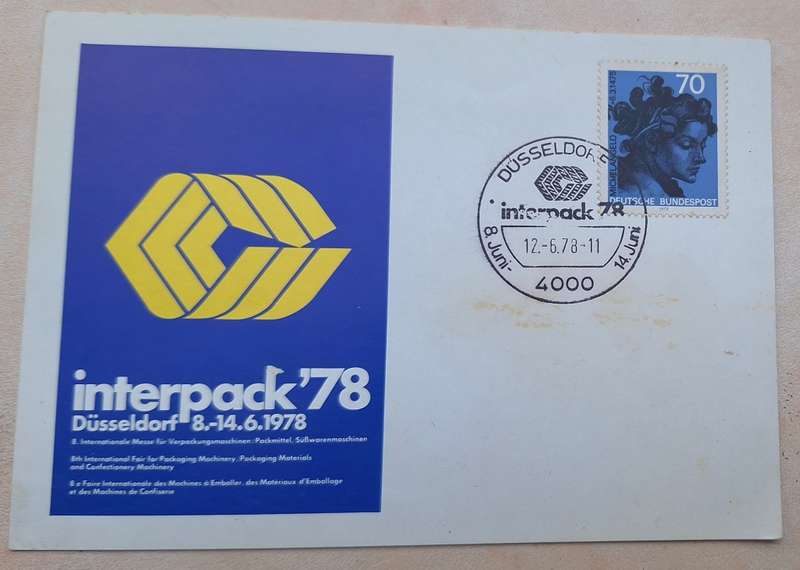 Germany 1978 Date stamp card