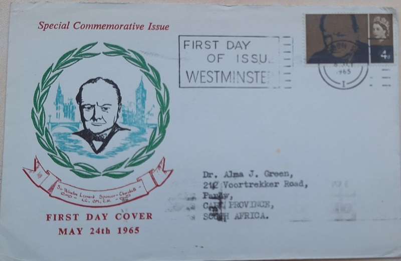 GB 1965 Special Commemorative Issue Churchill FDC