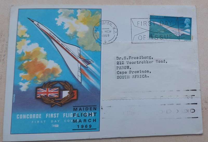 GB 1969 Concorde Maiden Flight FDC
