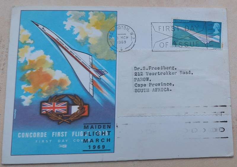 GB 1969 Concorde Maiden Flight FDC