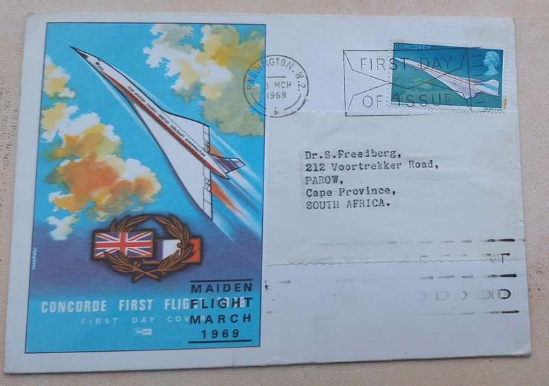 GB 1969 Concorde Maiden Flight FDC