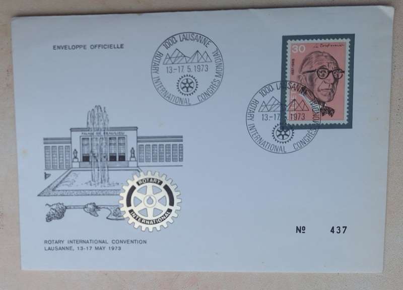 Switzerland 1973 Rotary International Convention FDC