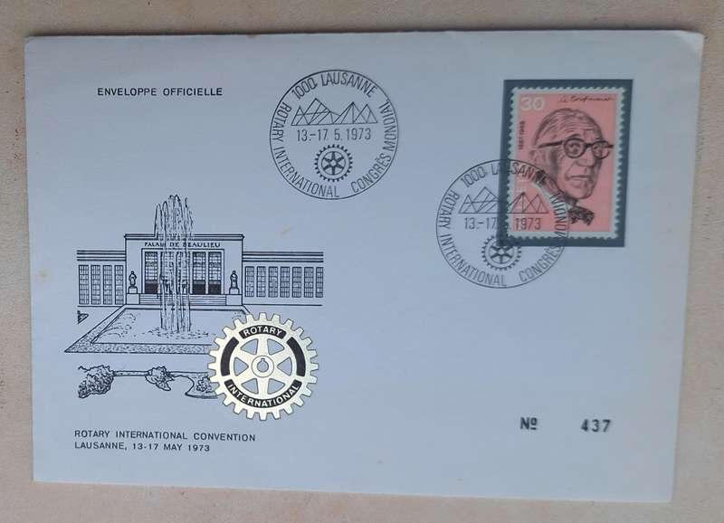 Switzerland 1973 Rotary International Convention FDC