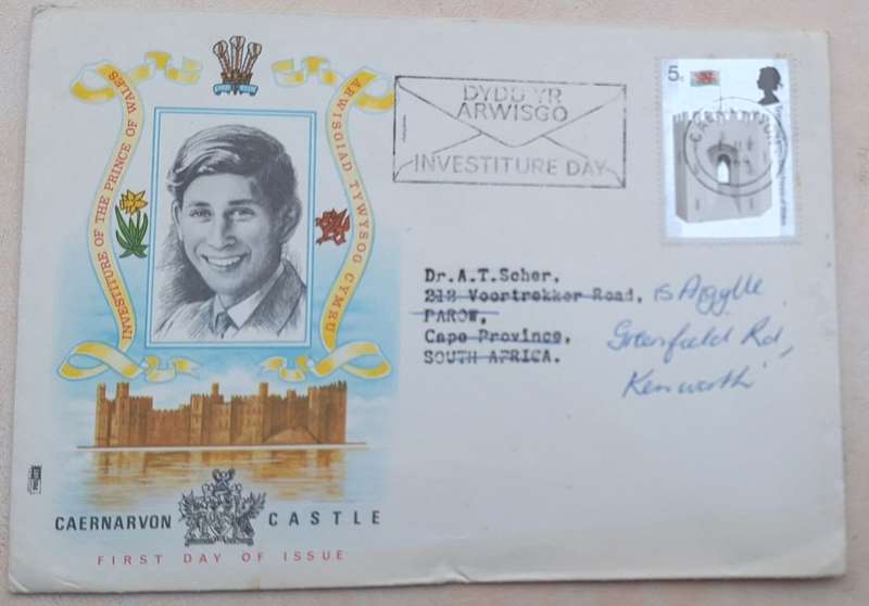GB 1969 Investiture of the Prince of Wales Cover