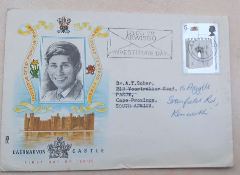 GB 1969 Investiture of the Prince of Wales Cover