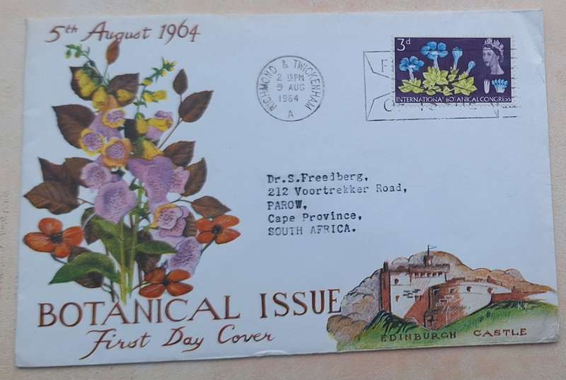 GB 1964 Botanical Issue FDC