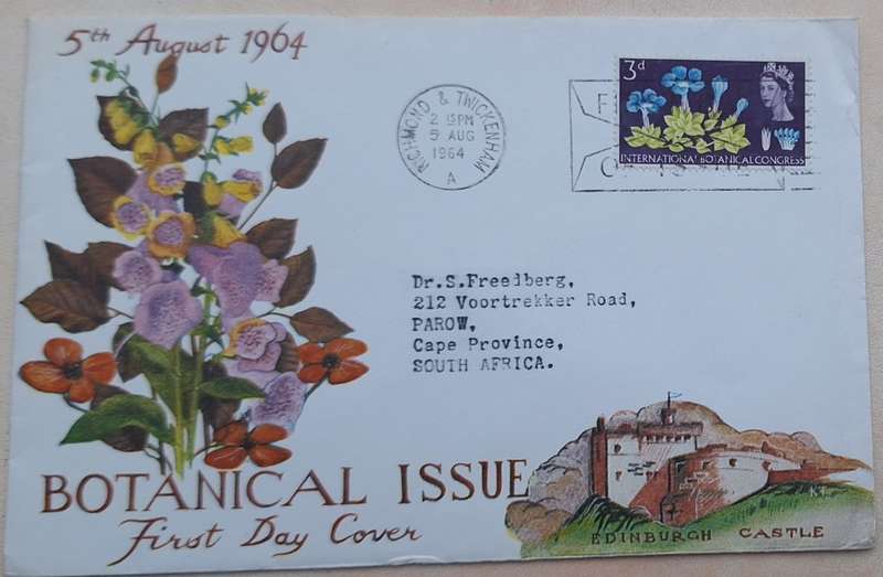 GB 1964 Botanical Issue FDC
