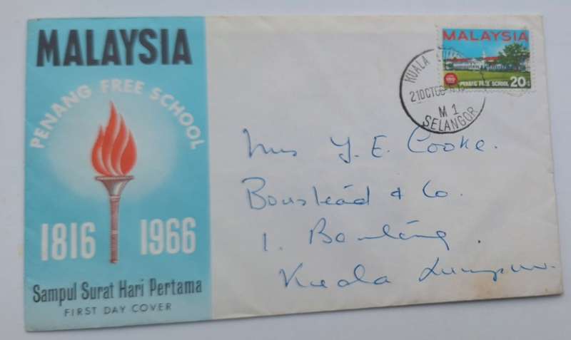 Malaysia 1966 Penang Free School Cover