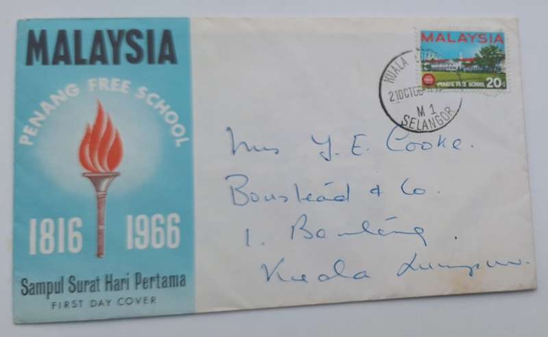 Malaysia 1966 Penang Free School Cover