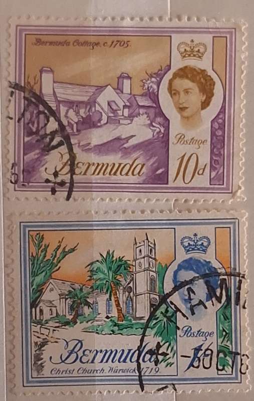 Bermuda 1967 Elizabeth II Pictorial Definitives 2 Used stamps