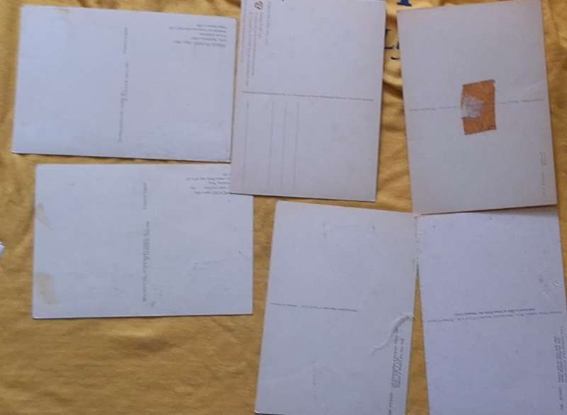 Mixed Lot of 6 Postcards of Paintings by Pablo Picasso