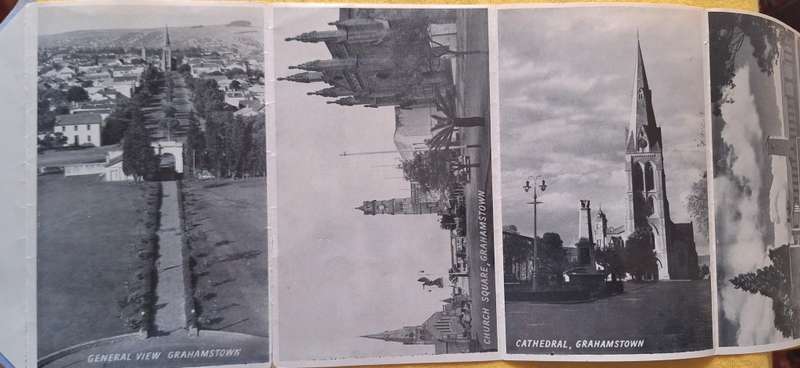 Clark Brown's Souvenir Letter Card of Grahamstown with 6 Photos