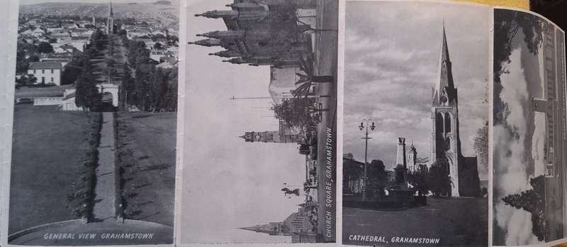Clark Brown's Souvenir Letter Card of Grahamstown with 6 Photos
