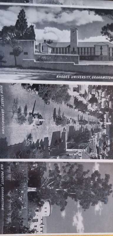 Clark Brown's Souvenir Letter Card of Grahamstown with 6 Photos