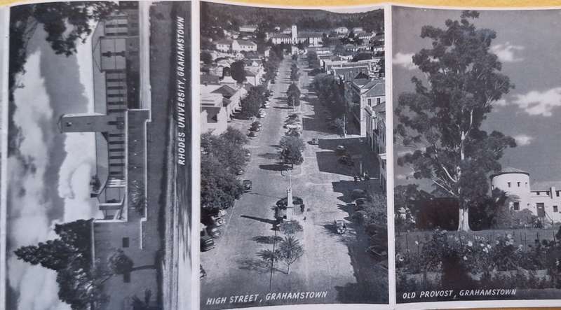 Clark Brown's Souvenir Letter Card of Grahamstown with 6 Photos